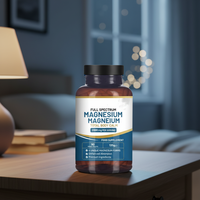 Complexe de Magnésium Multi-Formules Personnalisées 2000mg par Portion, Comprimés Végétaliens Apaisants, 90 Unités, Complément Alimentaire