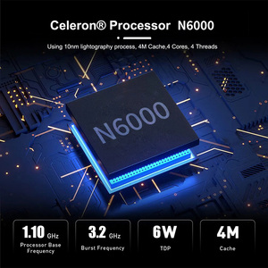 Mini PC de Última Generación con Cuatro Núcleos, DDR5, SSD, Diseño sin Ventilador, Computadora Portátil para Juegos, Mini Host Box con Conectividad <span class=keywords><strong>USB</strong></span> para AU/US/CN - Product Image 5