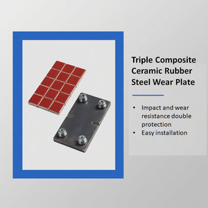 Perno en el revestimiento de cerámica de alúmina Protección contra el desgaste resistente a impactos para tolvas de tolva - Product Image 6