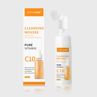 Nettoyant Visage pour Peaux Sensibles 4-en-1, Nettoyage Profond Hydratant et Moussant