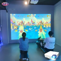Système de divertissement interactif de canoënage, jeu de course de canoës, système de projection, simulateur de canoëlage d'intérieur pour les centres de fitness