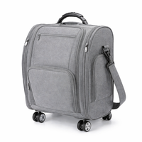 Trousse de Maquillage Professionnelle Portable, Valise de Voyage pour Cosmétiques et Accessoires, Boîte de Rangement de Beauté avec Poignée