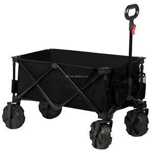 Chariot de plage robuste pour l'extérieur, pliable et repliable - Product Image 1