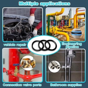 Vente en gros d'anneaux toriques en caoutchouc EPDM, silicone, NBR, nitrile, FKM, LSR, anneaux d'étanchéité en caoutchouc pour distributeur d'eau - Product Image 4