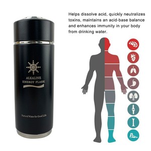 Yenvqee Tùy Chỉnh In OEM Ngoài Trời Thông Minh Chân Không Thể Thao PH Cân Bằng Thép Không Gỉ <span class=keywords><strong>Alkaline</strong></span> Chai Nước <span class=keywords><strong>Flask</strong></span> Với Bộ Lọc - Product Image 5