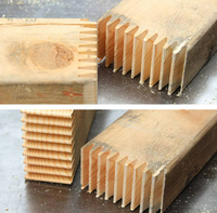 Machine à mortaise tenon à peigne manuel pour le travail du bois