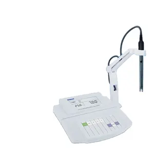 BIOBASE meteran pH Benchtop ekonomis dengan layar LCD dan adaptor daya DC9V