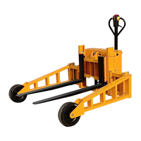 Chariot à palettes tout-terrain électrique tout-terrain en acier 1-2 tonnes, transpalette manuel, ODM personnalisé Muduo GL-0166, garantie 1 an