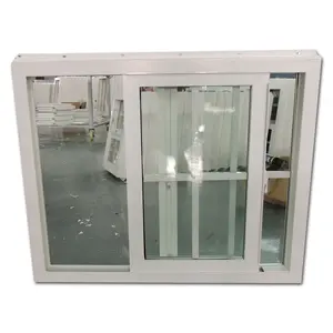 Wholesale top quality Window Prices Used Commercial White Sliding UPVC Window