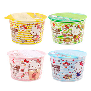 Hồng Kông Phiên Bản <span class=keywords><strong>Hello</strong></span> <span class=keywords><strong>Kitty</strong></span> Mì Ăn Liền KT Mèo Bé Đồ Ăn Nhẹ Trong Mini Hộp Mặn Hương Vị Cho Trẻ Em - Product Image 1