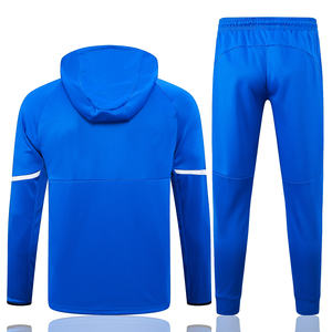 Chándales OEM para entrenamiento de fútbol logotipo personalizado hombres jóvenes deportes correr gimnasio al aire libre Sudadera con capucha chándal - Product Image 5