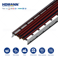 Échelle à câbles en acier au carbone galvanisé à chaud Hdmann, robuste, pour le routage de câbles électriques en extérieur dans les centrales électriques industrielles