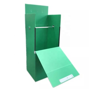 Custom Size PP Corrugated Wardrobe Box Screen Printing Plastic Corrugated Foldable Storage Box