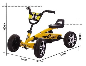 Go-Karts de <span class=keywords><strong>Pedales</strong></span> <span class=keywords><strong>para</strong></span> Niños de 2 <span class=keywords><strong>a</strong></span> 6 <span class=keywords><strong>A</strong></span>ños, Vehículos de Derrape de Cuatro Ruedas <span class=keywords><strong>para</strong></span> Niños y <span class=keywords><strong>Niñas</strong></span>, Venta al Por Mayor - Product Image 5
