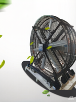 Ventilateurs industriels portables RIFE durables, faciles à installer, utilisés dans les entrepôts, les usines de fabrication et les ateliers