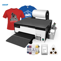 XP600 12in 30cm A4 DTF Impresora Camiseta Máquina de Impresión textil Calor Película PET DTF Impresora A3 todo en uno DTF Impresora A3