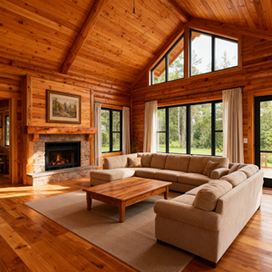 Elegante Cabaña <span class=keywords><strong>de</strong></span> Madera, Casa <span class=keywords><strong>de</strong></span> Campo <span class=keywords><strong>de</strong></span> Madera para Uso en Complejos Turísticos, Villa <span class=keywords><strong>de</strong></span> <span class=keywords><strong>Jardín</strong></span> - Product Image 3