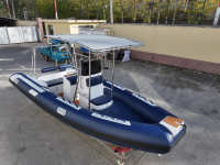 Bateau à rames en fibre de verre CE 5,8 m, bateau rapide