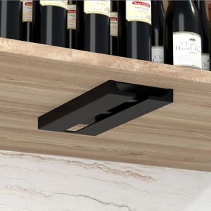 Soyez en sécurité sous l'armoire porte-<span class=keywords><strong>verre</strong></span> à <span class=keywords><strong>vin</strong></span> support lunettes stockage suspendu pour bar cuisine - Product Image 4