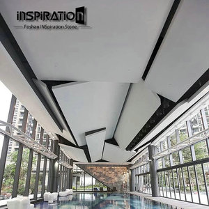 <span class=keywords><strong>Prix</strong></span> usine gypse GRG matériau médaillon de plafond pour la conception de plafond de bureau POP et faux plafonds pour les espaces de travail - Product Image 3