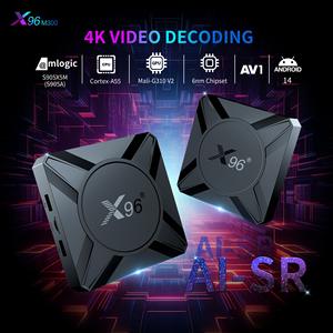 กล่องรับสัญญาณทีวี4K M300 X96 4K amlogic S905X5M Android 14 Quad Core 4/32GB 2.4G 5G WiFi 4K Android - Product Image 5