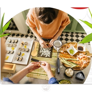<span class=keywords><strong>Kit</strong></span> de fabrication de <span class=keywords><strong>sushi</strong></span> en bambou de qualité supérieure pour débutants <span class=keywords><strong>Kit</strong></span> de rouleau à <span class=keywords><strong>sushi</strong></span> avec presse <span class=keywords><strong>Maki</strong></span> en bambou massif - Product Image 4