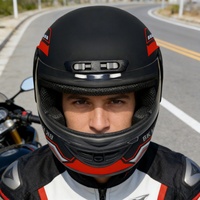 Casque de moto intégral PP, design classique, casque de sécurité, vente en gros directe d'usine, unisexe, adultes
