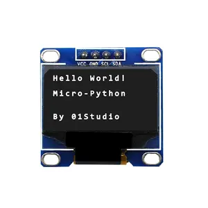 Tela de 0.9 polegadas oled i2c 4pin, placa de tela módulo para placa micro python personalizado pcb regulador de tensão dc pcba