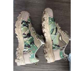 DFE01 Zapatos de Verano Verdes Caqui Negros Marrones Personalizados Stock MC Forest FG Camuflaje ESDY Zapatillas Deportivas de Corte Bajo - Product Image 5