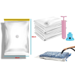 Set di <span class=keywords><strong>sacchetti</strong></span> <span class=keywords><strong>sottovuoto</strong></span> multiuso in Nylon da viaggio con <span class=keywords><strong>pompa</strong></span> compressa <span class=keywords><strong>per</strong></span> riporre <span class=keywords><strong>vestiti</strong></span> e scarpe in camera da letto o guardaroba - Product Image 6