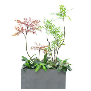 Decoración de Paisajismo con Plantas Verdes Artificiales Grandes y Suaves para Interiores, Centros Comerciales, Edificios de Oficinas y Salas de Estar - Product Image 5