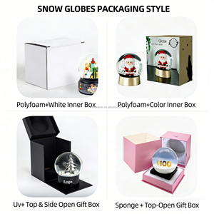 Globe à neige personnalisé en résine avec la Cathédrale de <span class=keywords><strong>Strasbourg</strong></span>, marché de Noël, musique intégrée, pour souvenirs, cadeaux de fêtes, décoration intérieure - Product Image 6