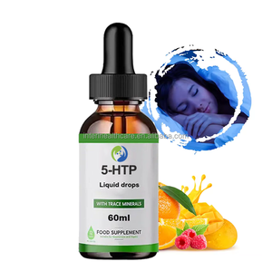OEM 5-HTP líquido humor y estrés suplementos GABA melatonina L-teanina cerebro sueño vitamina 5 Htp gotas - Product Image 2