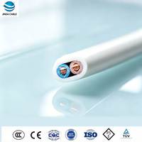 Câble plat JINDA 2 conducteurs BVVB 2,5 mm² en cuivre, isolé et gainé en PVC, 300/500 V, pour câblage domestique