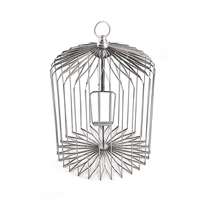 JELO sıcak satış gümüş çelik görünen kuş kafesi orta boy (güvercin görünen kafes) sihirli hileler yanılsamalar hile Prop aksesuarları - Product Image 2