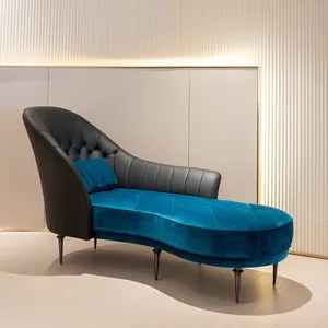 Italiaanse Lichte Luxe Netto Rode Grand Concubine Stoel Garderobe Sofa Matte Stof Casual Tivi Lounge Stoel