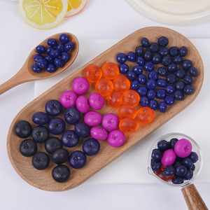 Modèle de myrtille simulée, accessoires en argile au beurre pour gâteau DIY, mini décoration de cuisine, ornement de fruits - Product Image 5