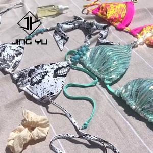 Manufacturer Design Luxury Sequin <b>Bikini</b> Custom <b>String</b> Strap Crystal Rhinestone <b>Bikini</b> Two Piece Set Women - Product Image 6