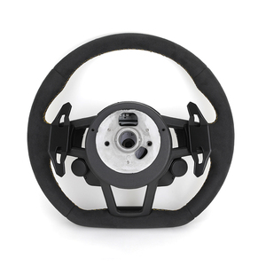 Botón de Encendido S-Line Completo para <span class=keywords><strong>Volante</strong></span> Deportivo de Cuero para <span class=keywords><strong>Audi</strong></span> R8 TTRS C6 C7 S7 S4 A4 B8 RS3 SQ5 S5 B9 A6 C8 <span class=keywords><strong>A3</strong></span> 2018 - Product Image 2