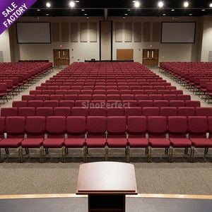 Sillas Apilables para Banquetes de Iglesia, con Estructura Metálica de Alta Calidad, para Fiestas, Bodas, Eventos y Ceremonias - Product Image 4