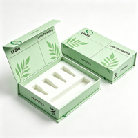 Boîte d'emballage personnalisée en gros avec couvercle magnétique et insert en EVA pour flacons de parfum 30ML 50ML, boîte d'emballage pour huiles essentielles