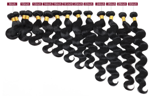 cabello brasileño de visón, extensión de cabello humano de grado cabello brasileño Virgen sin procesar con cutíc - Product Image 3