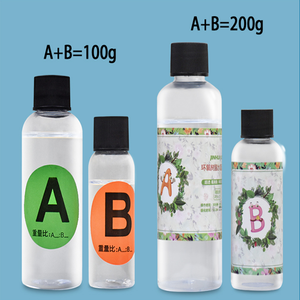 <b>Clear</b> and Transparent Liquid Crystal Epoxy <b>Resin</b> for Art Jewelry, River Table,100g to 4kg Packaging Specification Customization - Product Image 5
