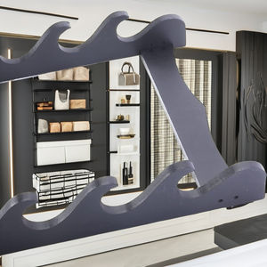 Organisateur d'affichage mural en bois de 8 étages pour <span class=keywords><strong>Katana</strong></span> Sword Flute Fishing Rod Wall Storage - Product Image 4