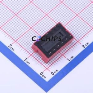 KH-BM2.54-6P DIP Switch Through hole Component (THT) Switch Flat Toggle, Raised Type 6 PC Pin 2.54mm - Product Image 2