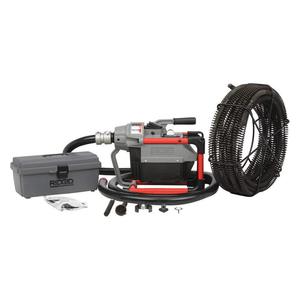 Machine de nettoyage de canalisations sectionnelle K-60SP-SE, outil manuel 1/2, outil combiné 1XDX9, électrique, personnalisable OEM, avec mallette rigide - Product Image 3