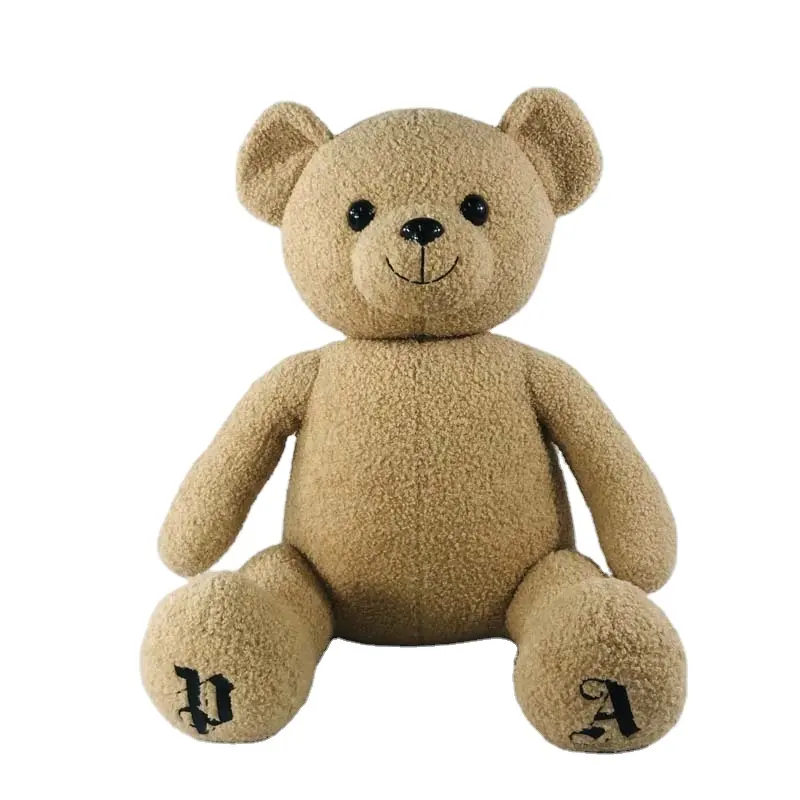 Custom cute stuffed teddy bear wholesale big plush bear soft children's gifts