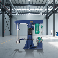 Dispersor Automático FDG con Control PLC, Mezcladora de Alto Cizallamiento para Pinturas y Químicos, con Elevación Hidráulica, Bomba Motorizada para Disolver y Recubrir