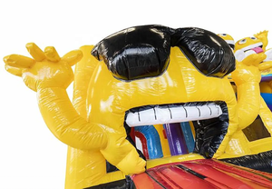 Castello Gonfiabile Divertente con Scivolo a Tema Emoji, Casa Gonfiabile Commerciale per Bambini per Noleggio Eventi - Product Image 6