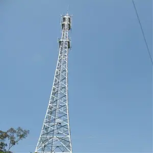 Verzinkter 5G Handy Selbst tragende Kommunikation Wifi Tower 30M 45M 4G Kunden spezifischer feuer verzinkter Stahl Q355B/Q255B